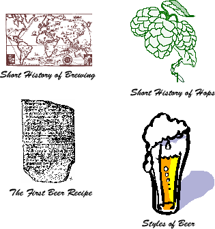 collage of beer trivia